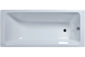 Чугунная ванна Универсал Оптима 160x70 см, пристенная, на ножках