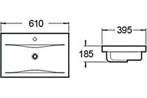 Раковина SantiLine SL-2101 60 - 2