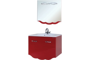 Мебель для ванной Bellezza Версаль 100 красная 1 внутренний ящик