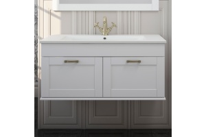 Тумба для комплекта Sanflor Ванесса 95 подвесная, белая