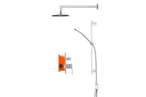 Swedbe Platta Душевой комплект со встроенным смесителем (с монтажным боксом) и верхним душем 5539 - 2