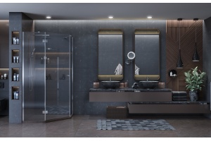 Душевой уголок Ambassador Diamond 12011112L 100х100 см - 3