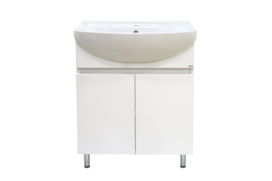 Тумба с раковиной Misty Амур 70 белая матовая