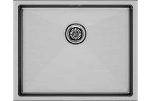 Мойка кухонная Paulmark Next 54 брашированная сталь