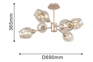 Люстра на штанге F-promo Tilda 2658-6U - 2