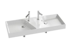 Раковина Jacob Delafon Rythmik EXM112-Z 120 см двойная