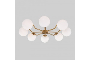 Люстра на штанге Eurosvet Frost 70154/8 латунь - 3