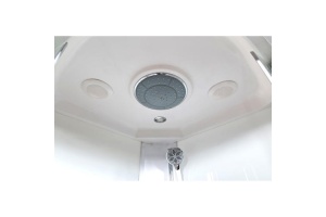 Душевая кабина Deto DM 90х90 с электрикой, белый (DM2090EL) - 3