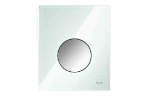 TECE loop Urinal Панель стекло, цвет зеленый , клавиша хром мат.