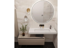 Раковина - столешница Art Flat 120 белый - 3