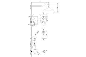 Душевой комплект Lemark Brava LM4722G - 2