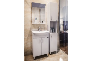 Тумба с раковиной Санта Сити 50 белый - 3