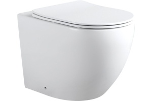 Cetus 2.0 F Унитаз с сидением (Soft Close-SLIMSEAT) напольный приставной с Rimless (243540)