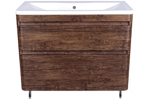 Мебель для ванной Style Line Атлантика 100 Люкс Plus, напольная, старое дерево - 3