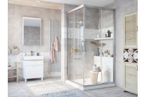 Душевой уголок STWORKI Дублин DE019SC9595200 95x95 см профиль хром матовый - 2