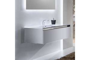 Тумба под раковину Sanvit Кубэ-1 90 белый глянец
