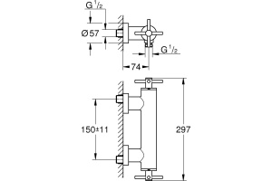 Смеситель Grohe Atrio New 26003003 для душа - 2