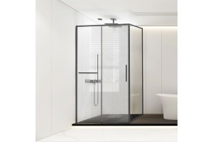 Душевой уголок Vincea Slim Soft 120х90 профиль сталь стекло прозрачное 