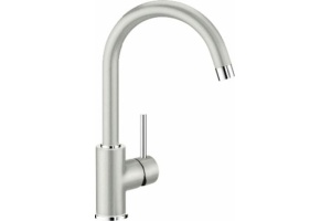 Смеситель для кухонной мойки Blanco Mida серый, хром (524210)