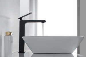 Смеситель для раковины-чаши Timo Anni (2711/03F) черный - 2