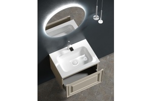 Тумба под раковину Sancos Very 60 бежевая - 3