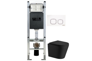 Комплект Weltwasser AMBERG 350 ST + SALZBACH 004 MT-BL + AMBERG RD-WT (10000006582)