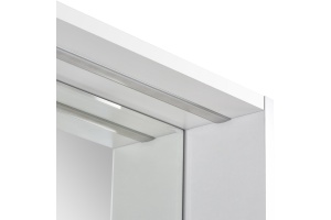 Зеркало-шкаф Aquaton Капри 80 с подсветкой белый глянцевый - 2