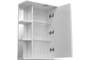 Зеркало-шкаф Stella Polar Концепт Лаура 60 R с подсветкой белый - 3