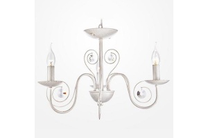 Подвесная люстра Eurosvet Tomas 60018/3 белый с золотом