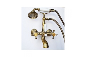 Смеситель для ванны Magliezza Classico бронза (50106-4-br)