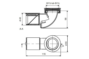 Сифон для раковины Excellent белый - 3