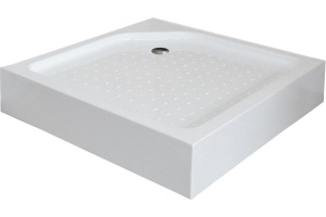 Квадратный душевой поддон Royal bath  80 см (RB 80HP) - 2