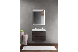 Комплект мебели BelBagno Marino-Cer 70 темное дерево 