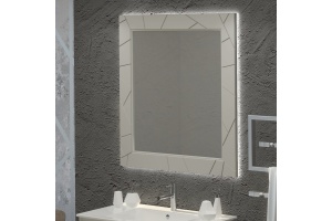 Зеркало Opadiris Луиджи 70 серое