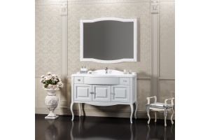 Мебель для ванной Opadiris Лаура 120 белая матовая - 3