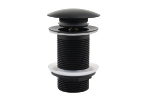 Донный клапан для раковины Ceramalux черный (BB006B)