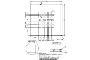 Накладка для сифона Allen Brau Priority медь матовый  - 2