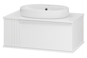 Тумба под раковину Brevita Savoy 80 белый (SAV-09080-0101Я) - 2
