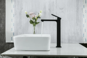 Смеситель для раковины Gappo черный матовый - 2