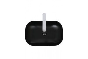 Раковина накладная WeltWasser WW ELBACH 2143P MB 61 матовый черный (10000004529) - 2