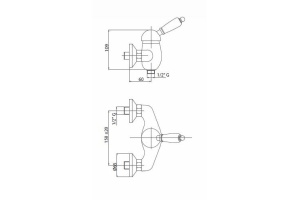 Смеситель для душа Cezares Giubileo (GIUBILEO-DM-02) - 2