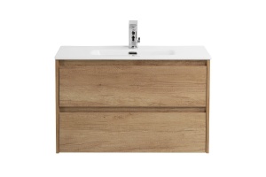 Тумба с раковиной Belbagno Kraft 39 80 светлое дерево