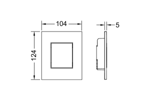 TECEfilo-Solid Urinal, сталь, белый глянцевый - 2