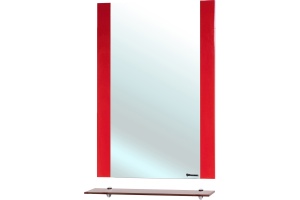 Зеркало Bellezza Рокко 50 красное