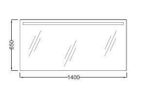 Зеркало в ванную Jacob Delafon Parallel (EB1420-NF) - 2