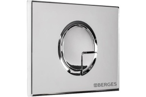 Кнопка смыва Berges Wasserhaus Novum R3 хром, глянец - 2