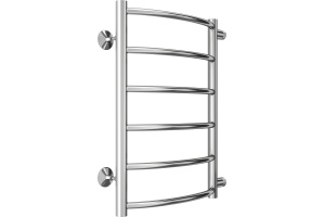 Водяной полотенцесушитель Terminus Классик П6 400x600 Хром боковое подключение - 2