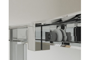 Душевой уголок STWORKI Лунд DE018RBL90110200CH 110x90 см профиль хром глянец - 3