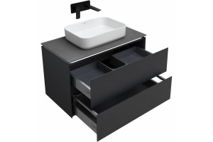 Тумба под раковину Allen Brau Infinity 85 черный матовый - 2