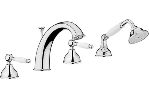 Смеситель Webert Dorian DO730101015 хром, на борт ванны